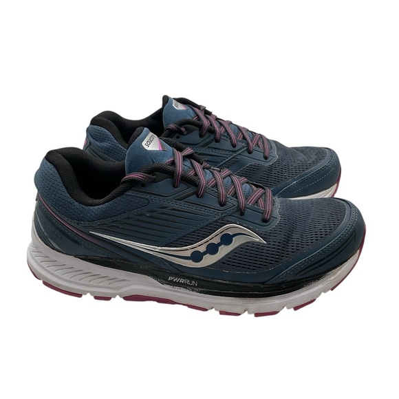 Saucony Power Run Blue‎ Running Shoes size 9 - Picture 1 of 8
